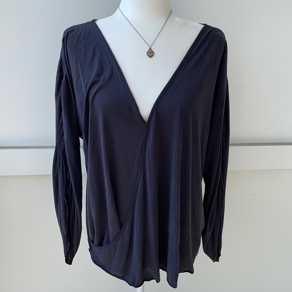 Free People Salt and Pepper Blouse - Picture 2 of 6